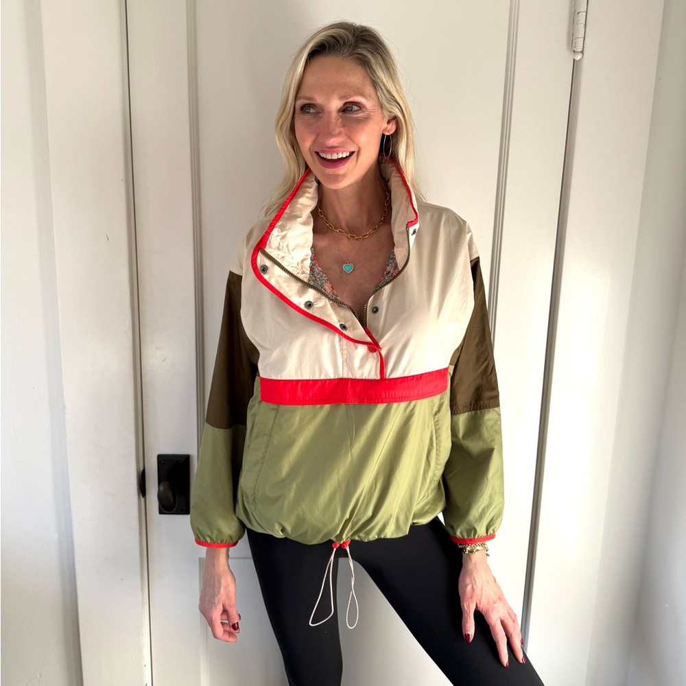 THE GREAT + Eddie Bauer Colorblocked Windbreaker